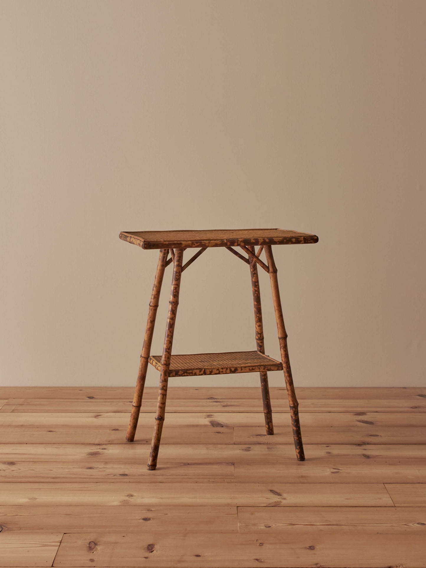 Victorian tiger bamboo side table