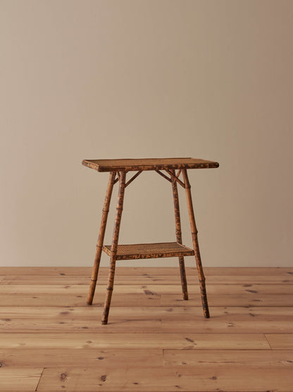 Victorian tiger bamboo side table