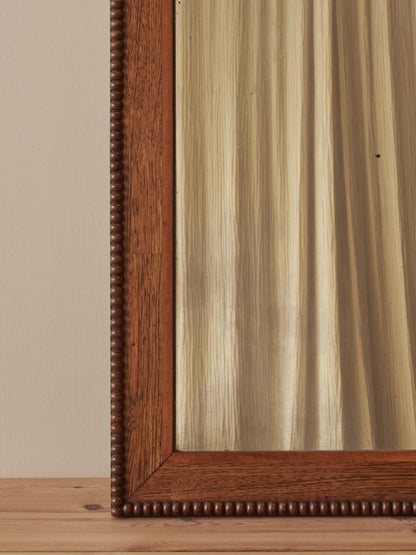 Large antique rosewood bobbin mirror