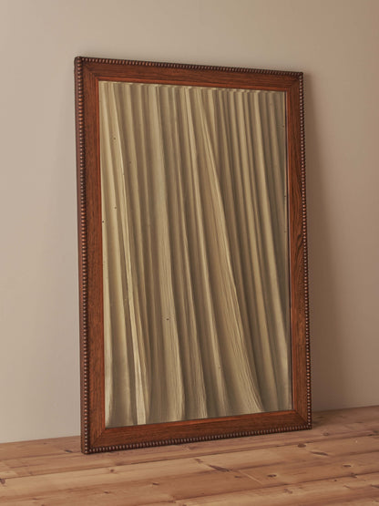 Large antique rosewood bobbin mirror