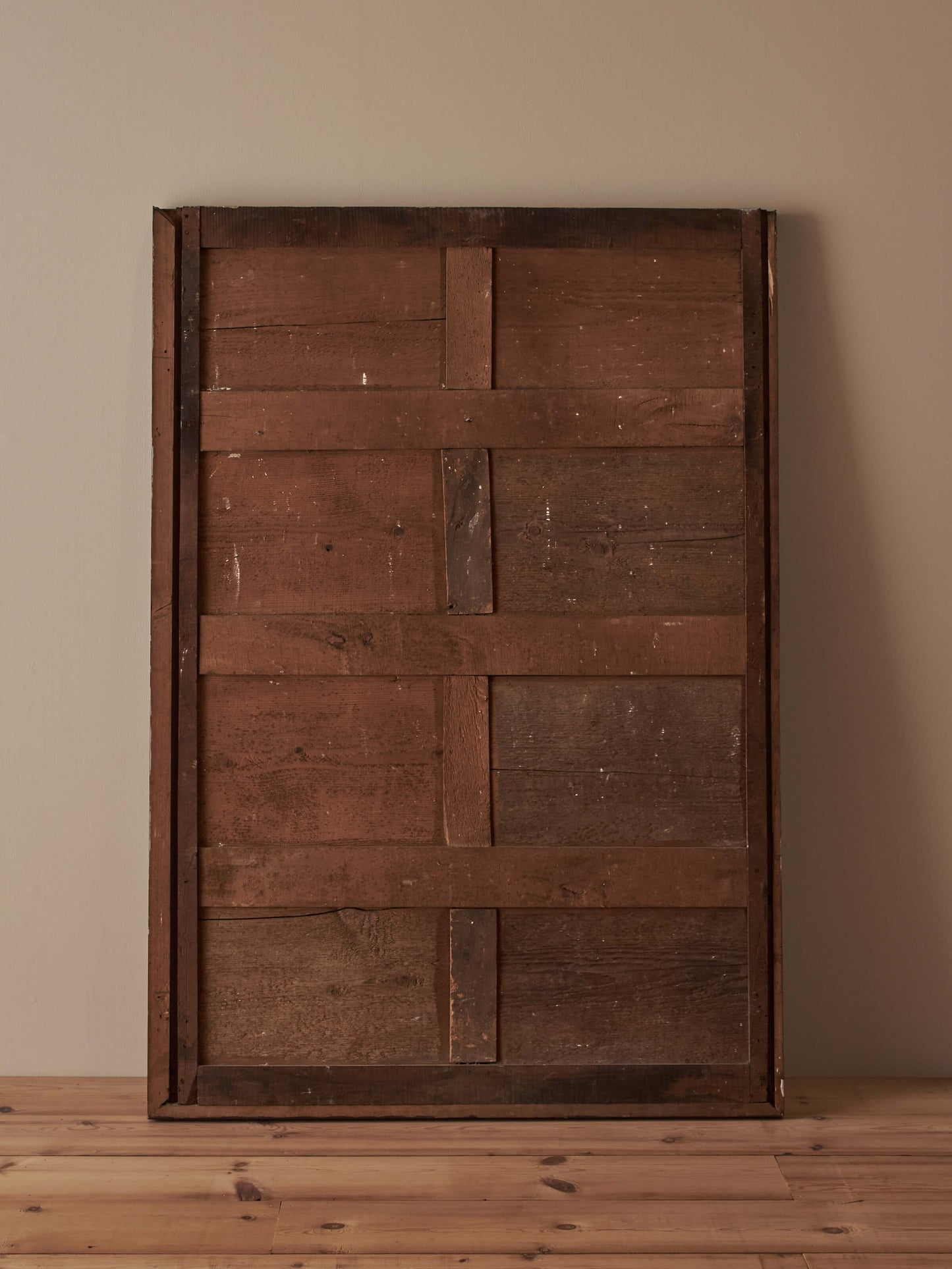 Large antique rosewood bobbin mirror