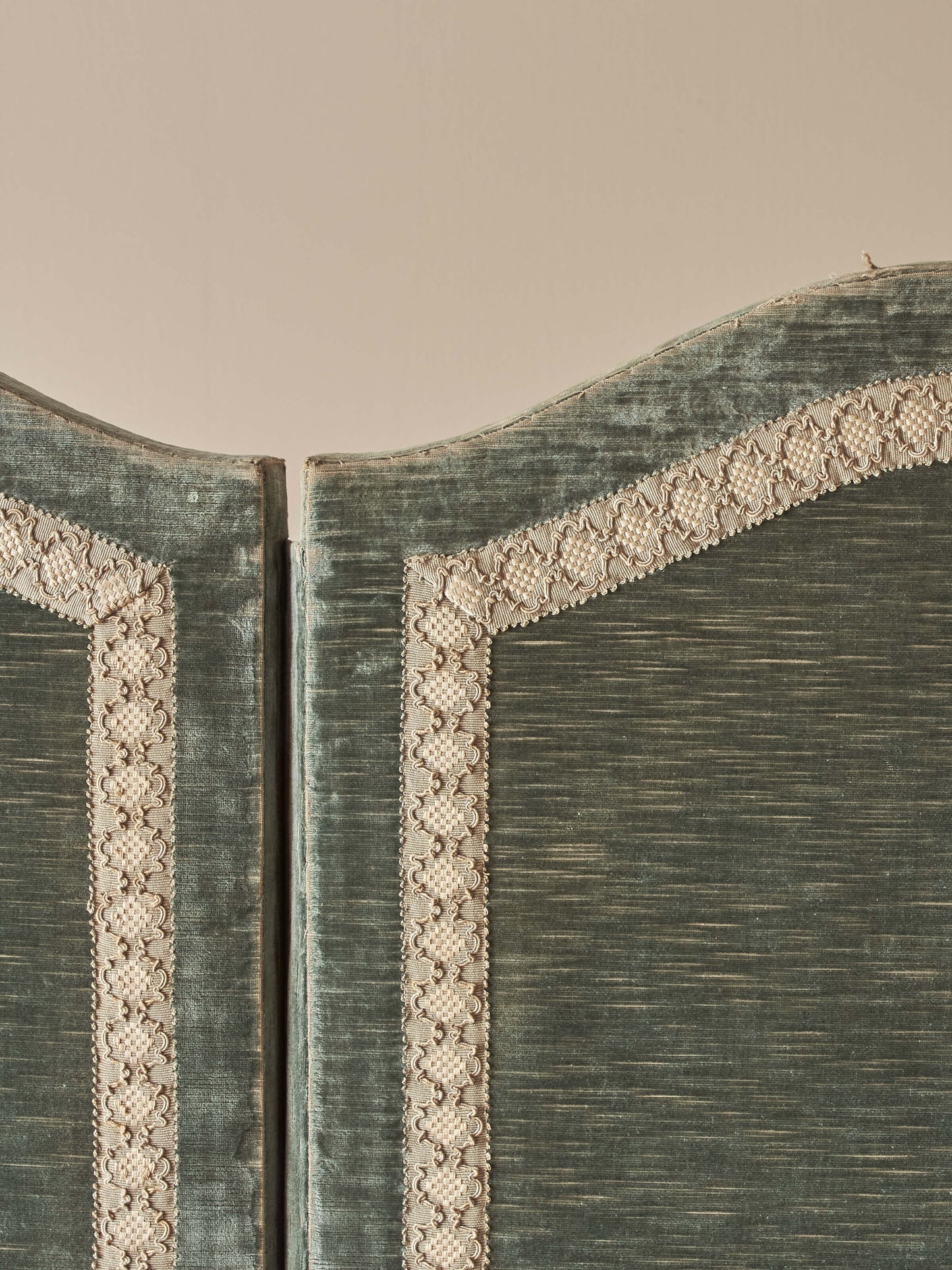 Art Deco upholstered screen