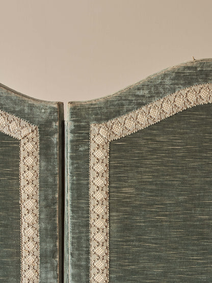 Art Deco upholstered screen