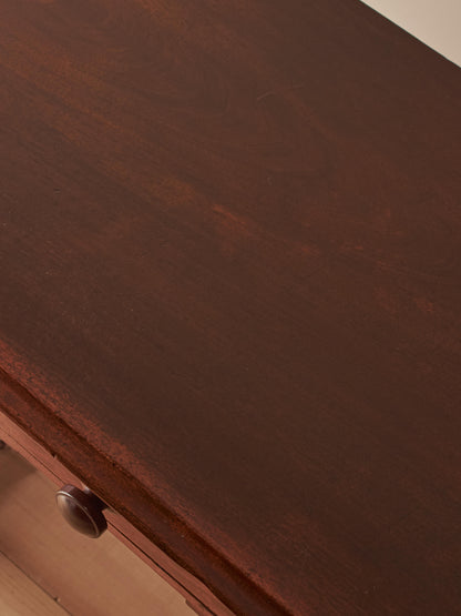 Victorian mahogany pedestal desk