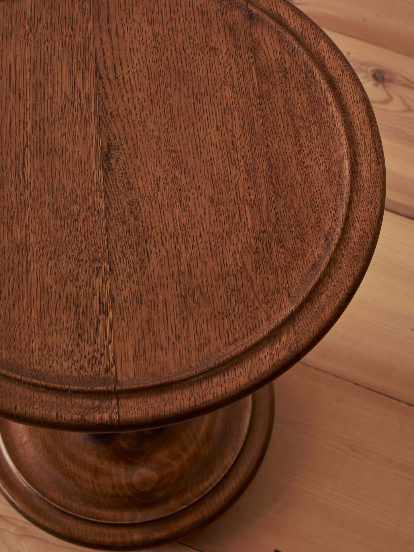 French vintage table with twisted columns