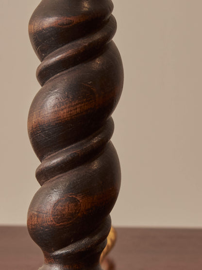 French barley twist table lamp