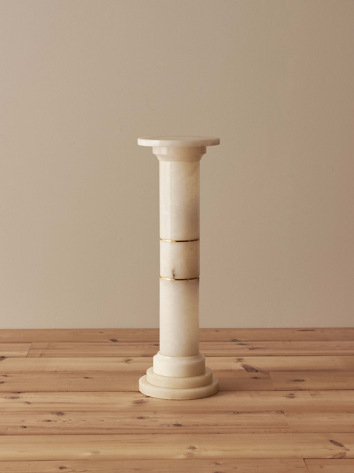 French mid-century marble plinth