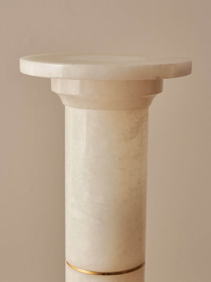 French mid-century marble plinth