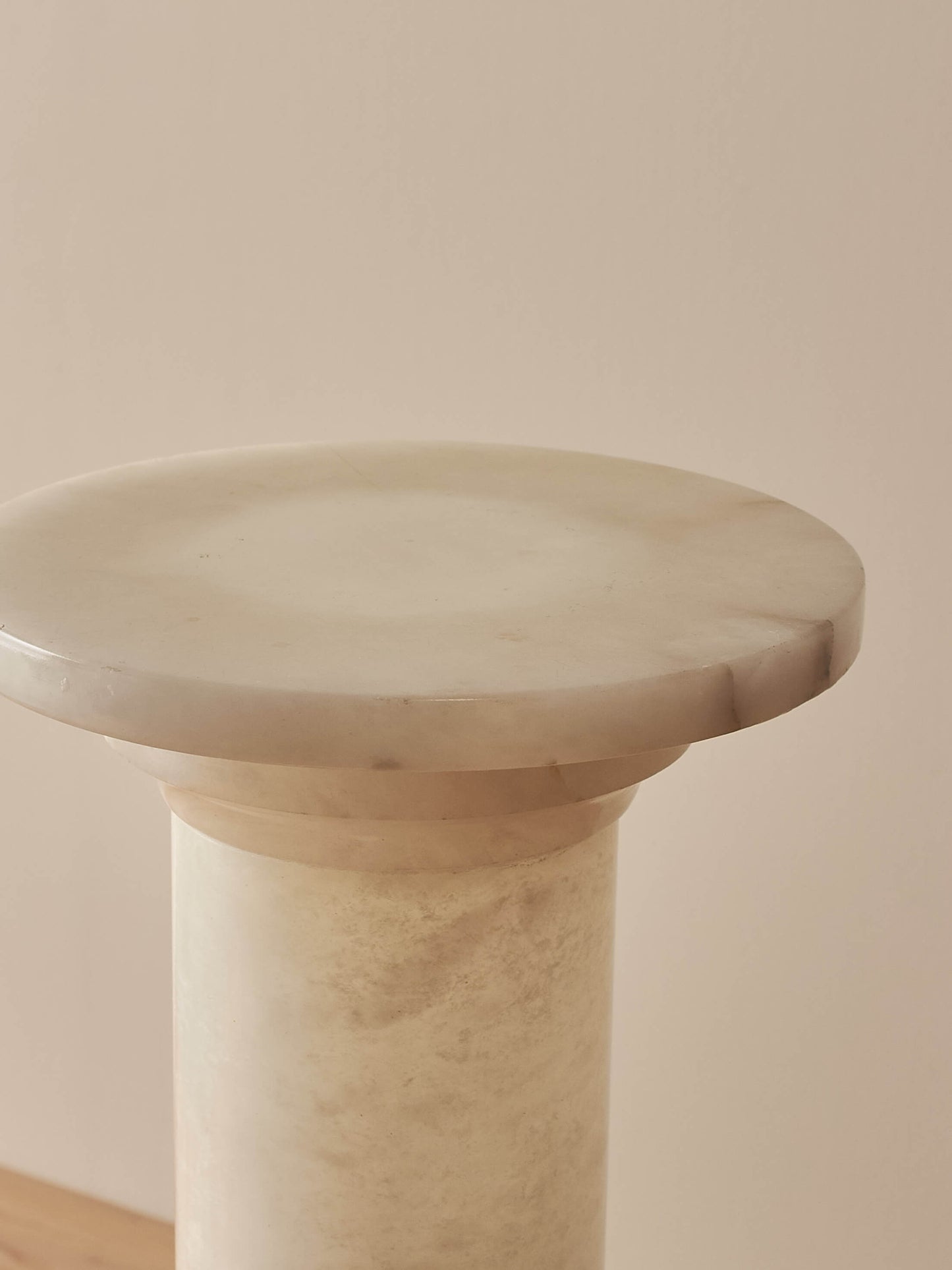 French mid-century marble plinth