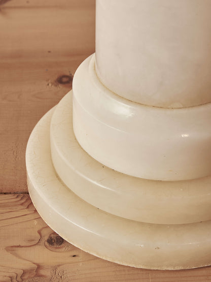 French mid-century marble plinth