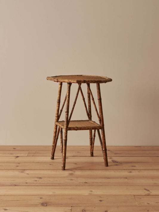 Victorian tiger bamboo side table