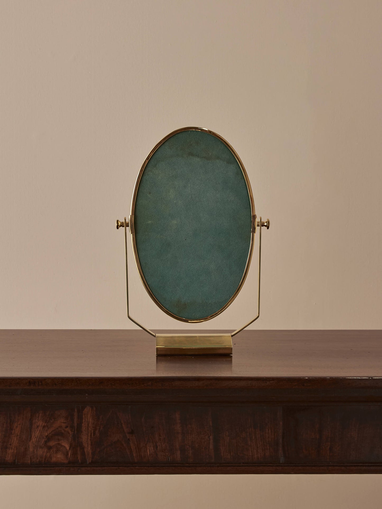 Vintage brass Peerage mirror