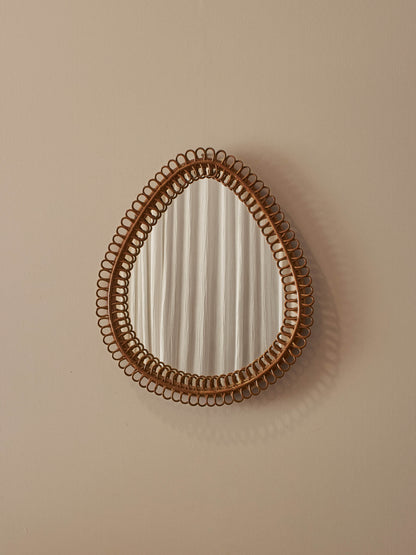 Italian mid-century Franco Albini teardrop mirror