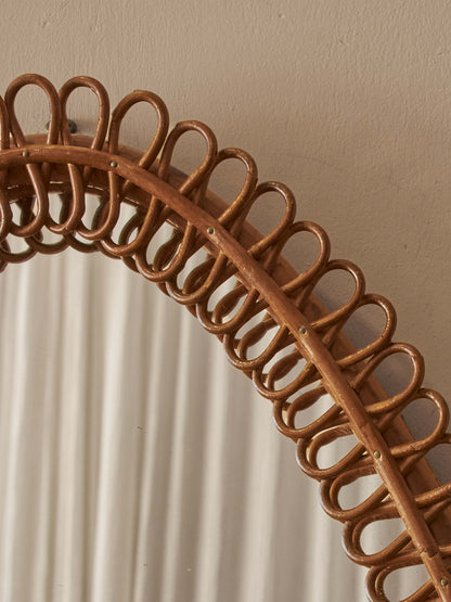 Italian mid-century Franco Albini teardrop mirror