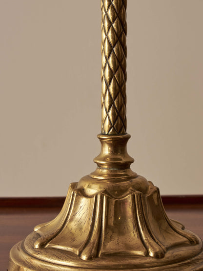 Art Deco brass lamp base