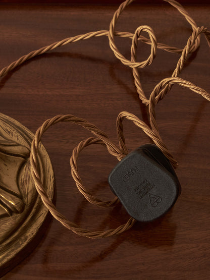 Art Deco brass lamp base