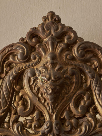 French Napoléon III repoussé mirror