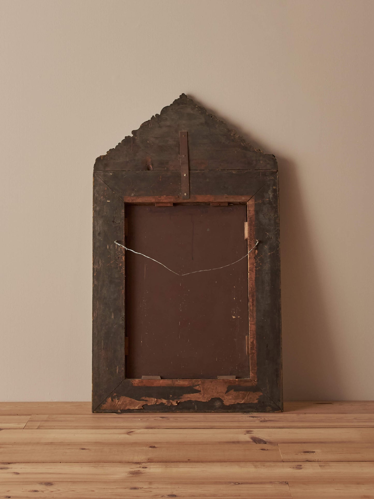 French Napoléon III repoussé mirror