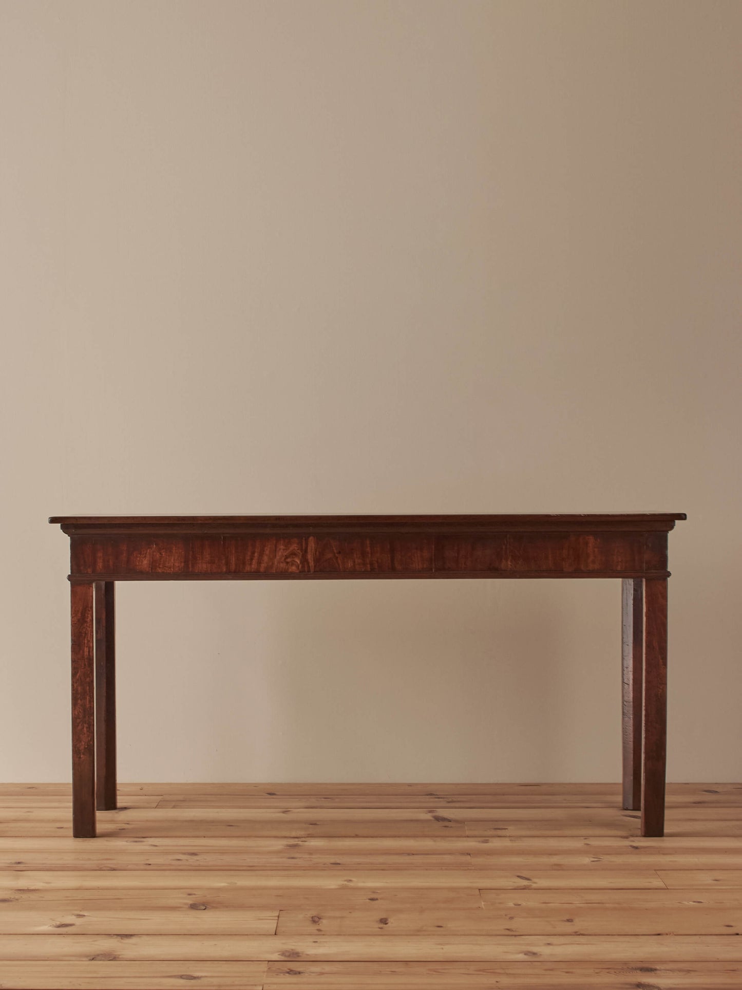 Georgian mahogany console table