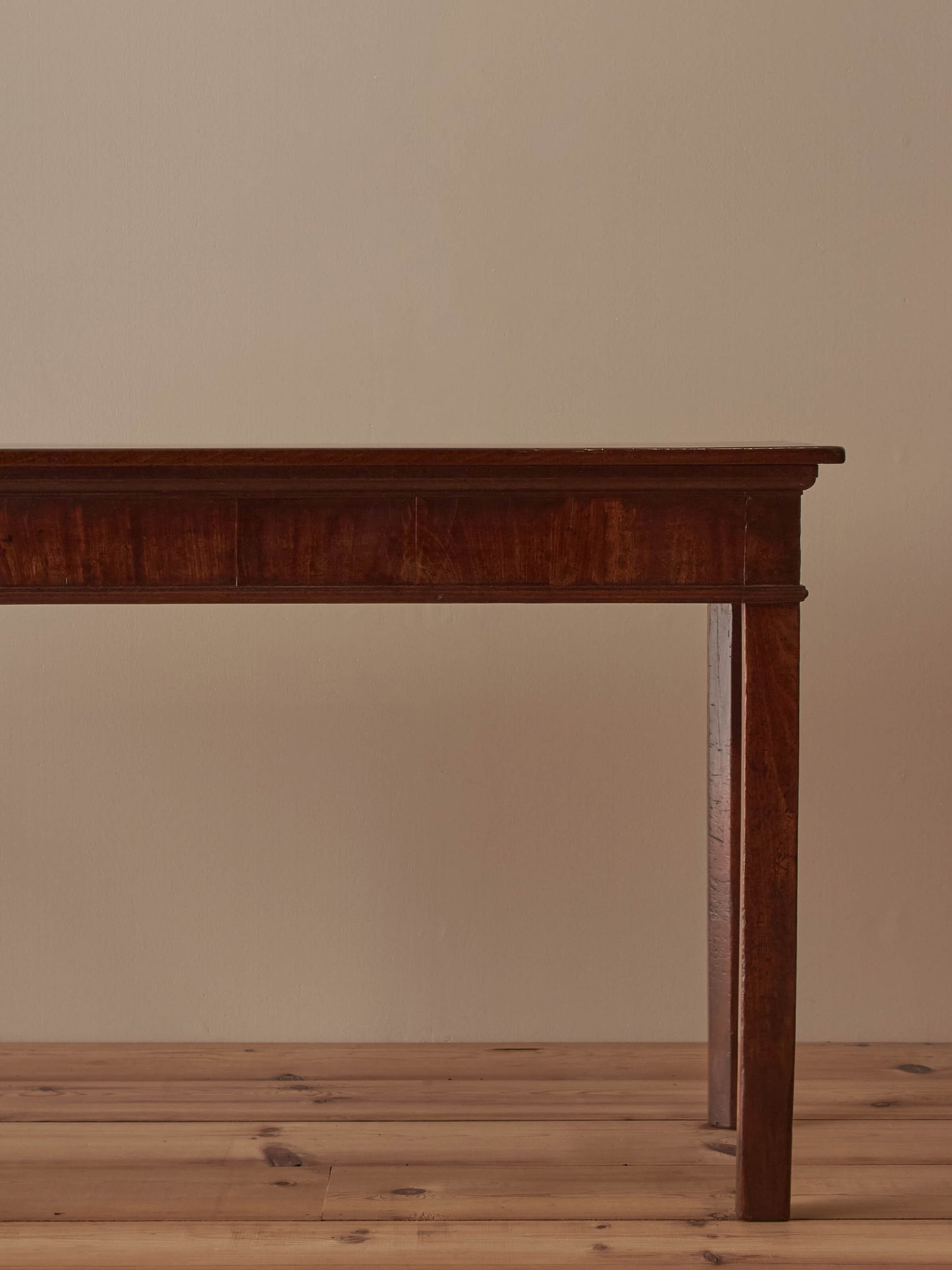 Georgian mahogany console table
