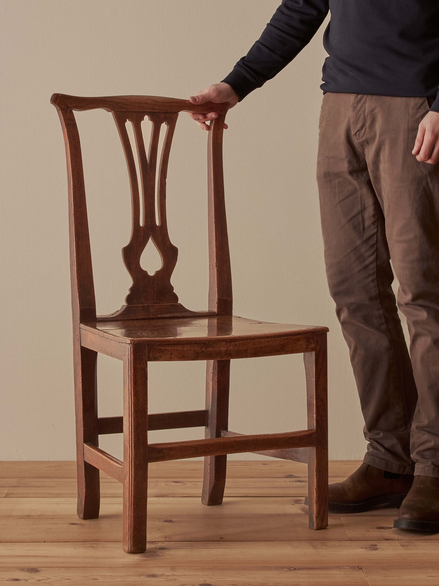 Georgian elm country chair