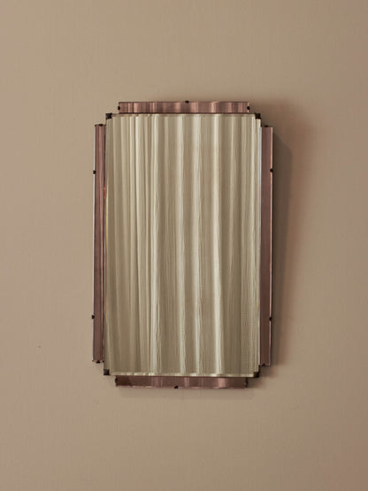 Art Deco mirror with rose panels