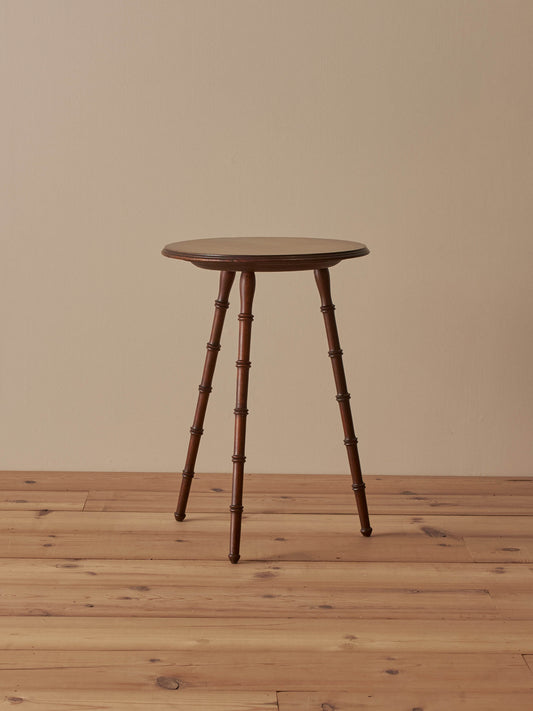 Victorian mahogany faux bamboo cricket table