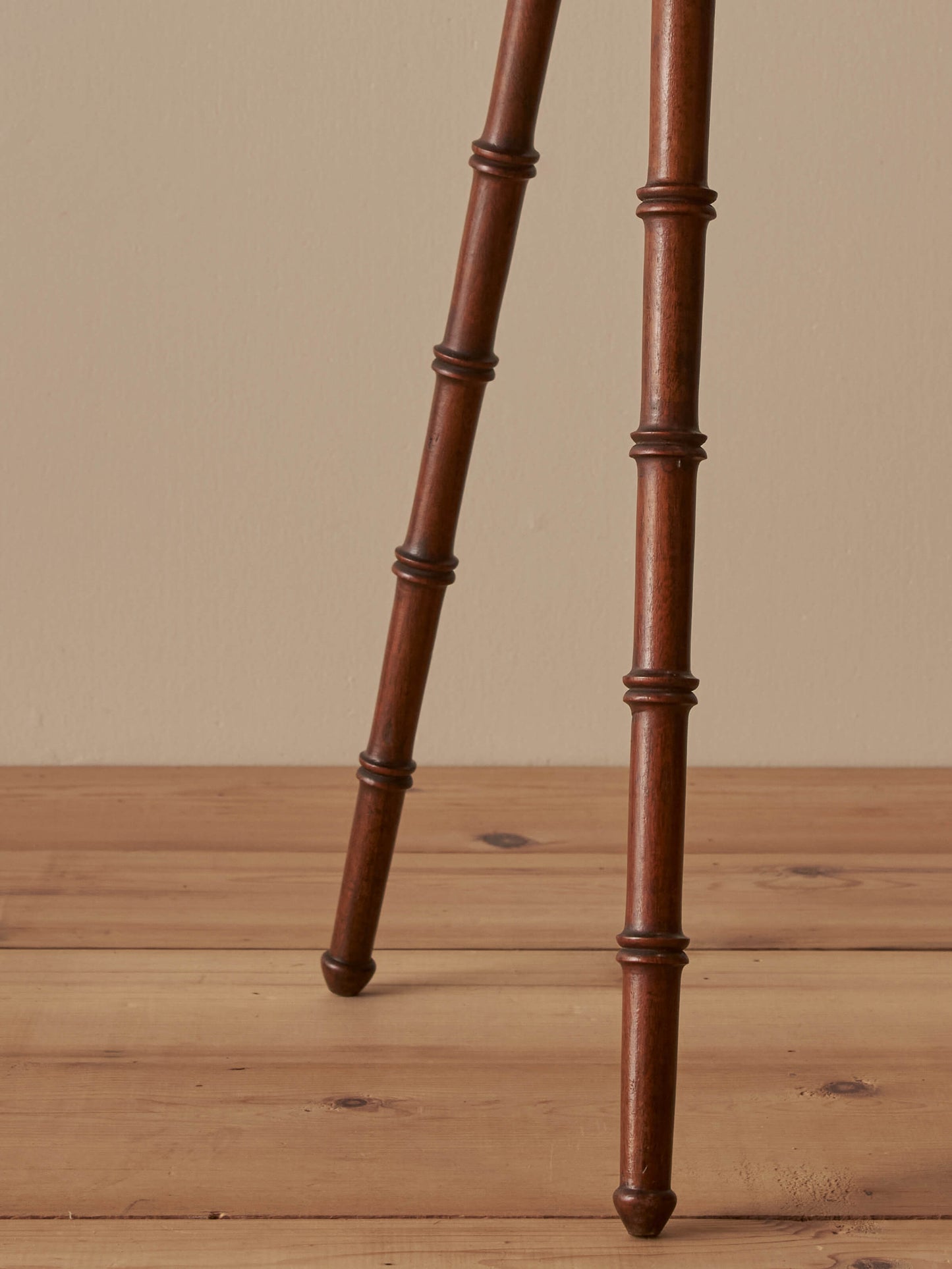 Victorian mahogany faux bamboo cricket table