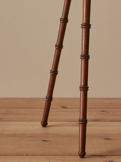 Victorian mahogany faux bamboo cricket table