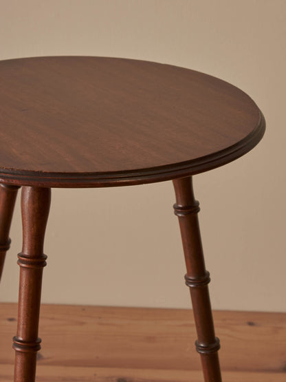 Victorian mahogany faux bamboo cricket table