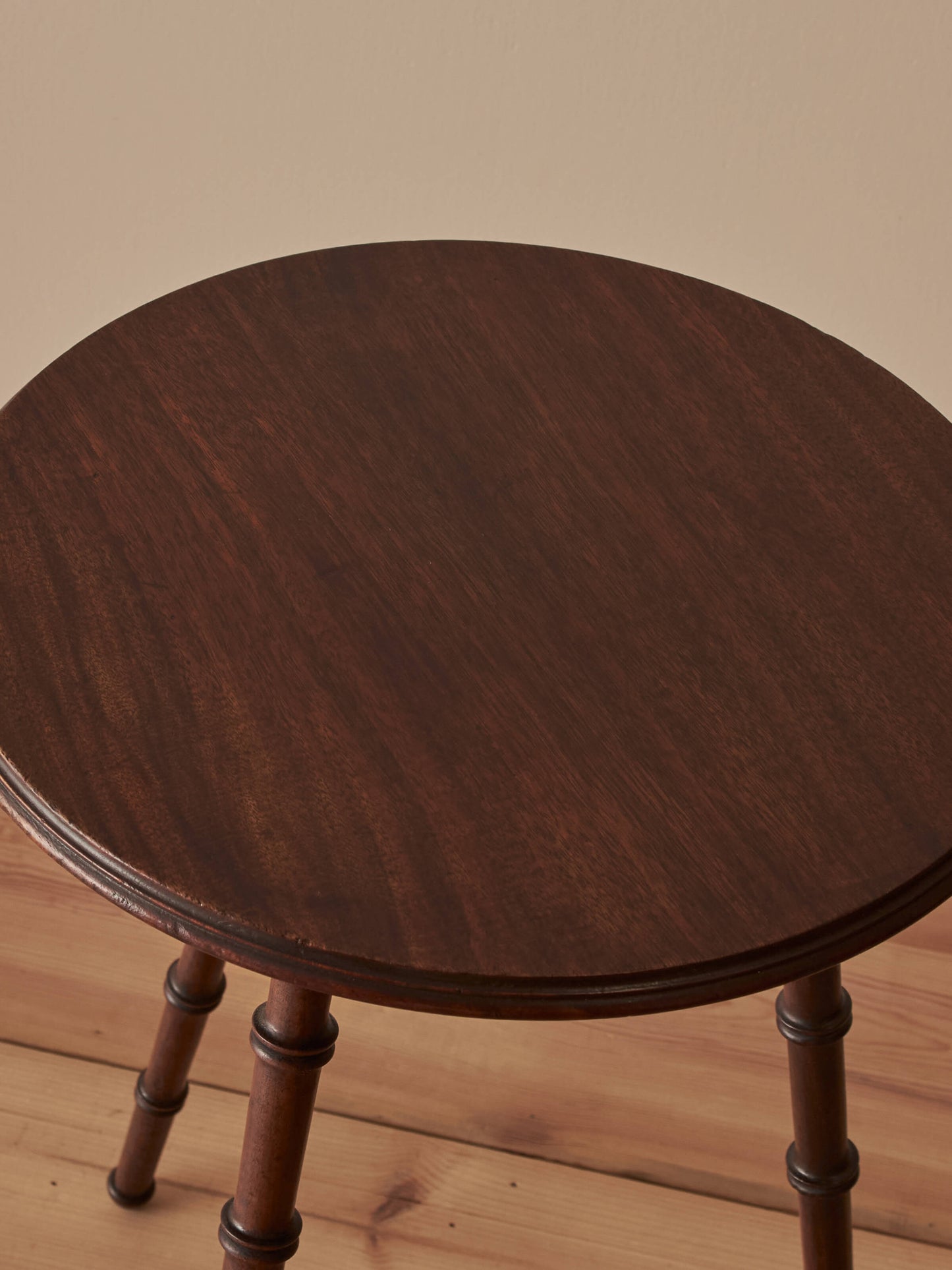 Victorian mahogany faux bamboo cricket table