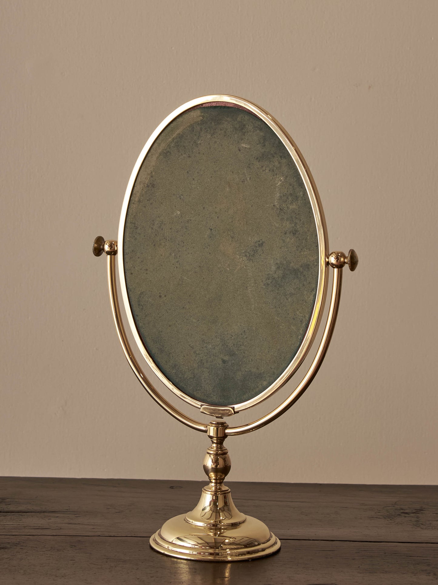 Mid-century brass peerage mirror