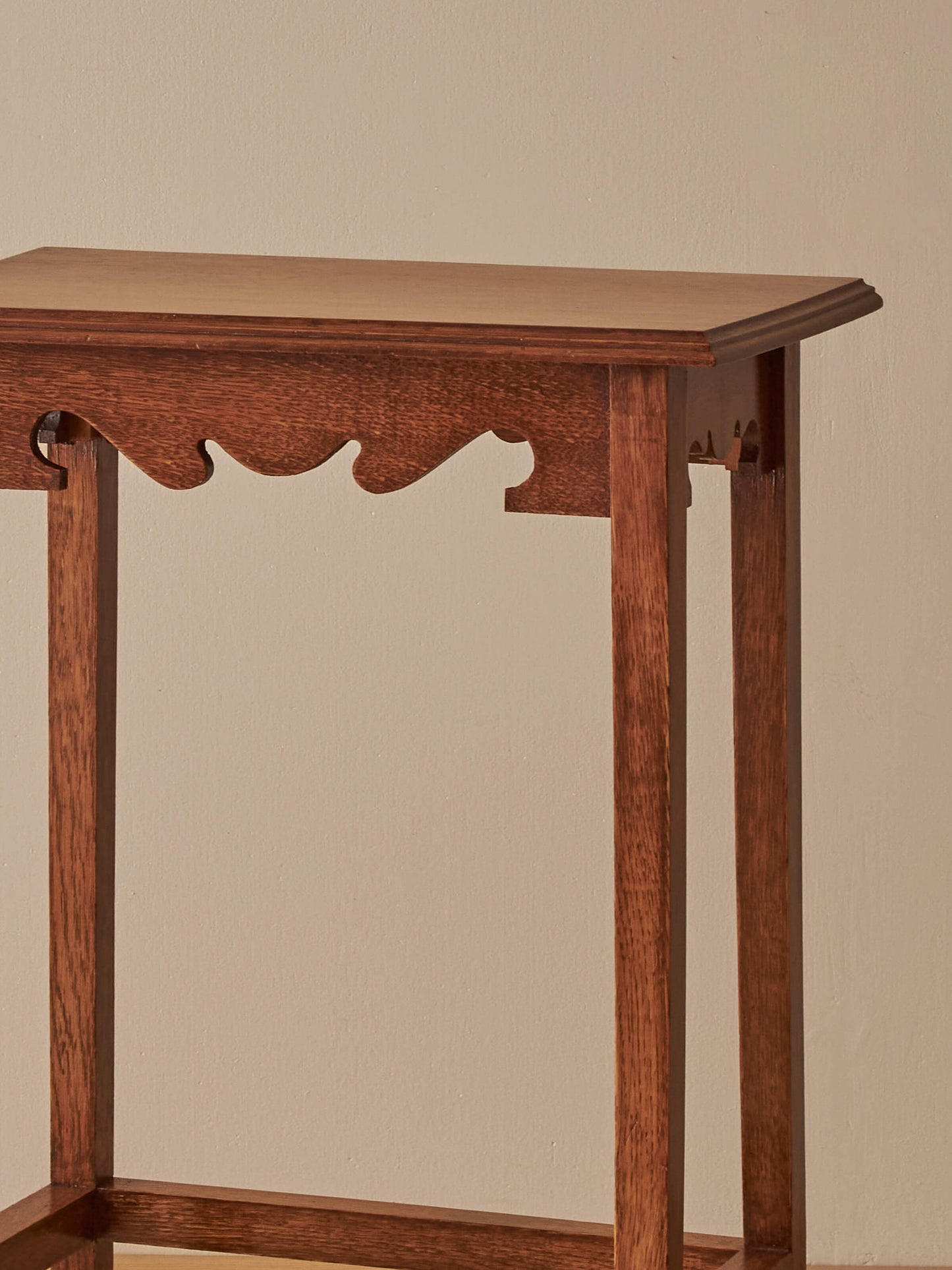 ON HOLD Arts and Crafts oak side table