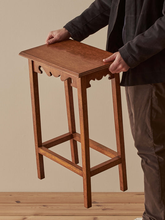 Arts and Crafts oak side table