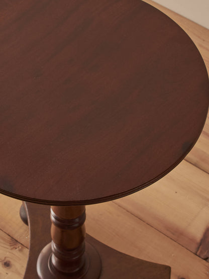 ON HOLD Victorian mahogany tri-base occasional table