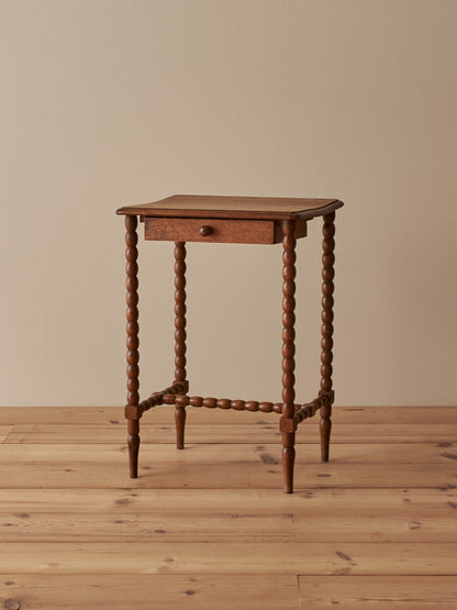 French vintage bobbin bedside table