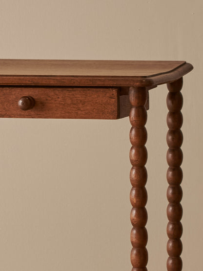 French vintage bobbin bedside table