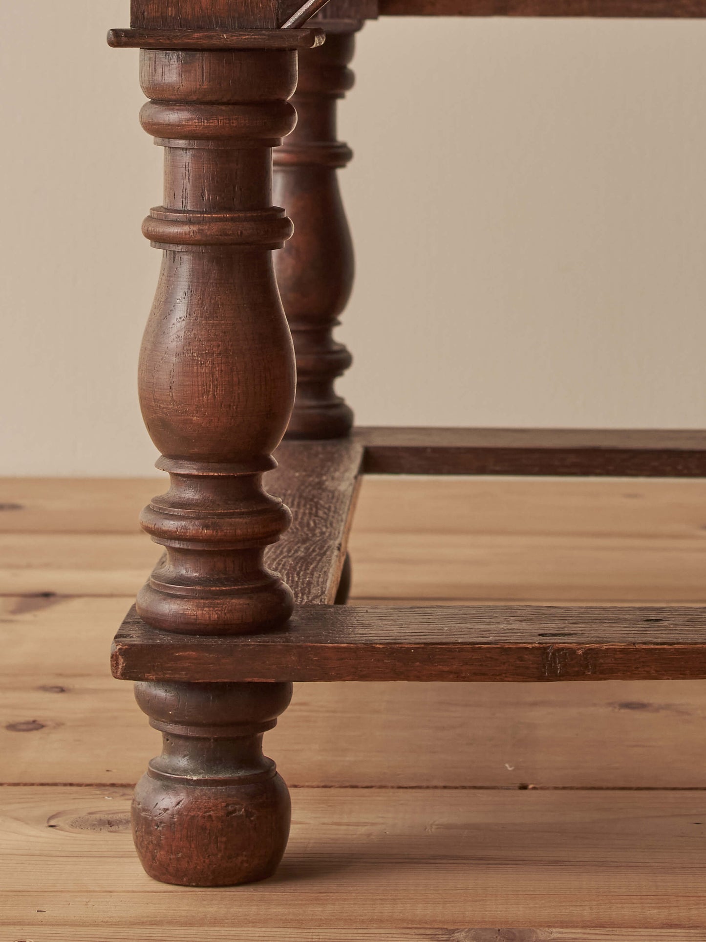18th century Georgian oak chest on stand