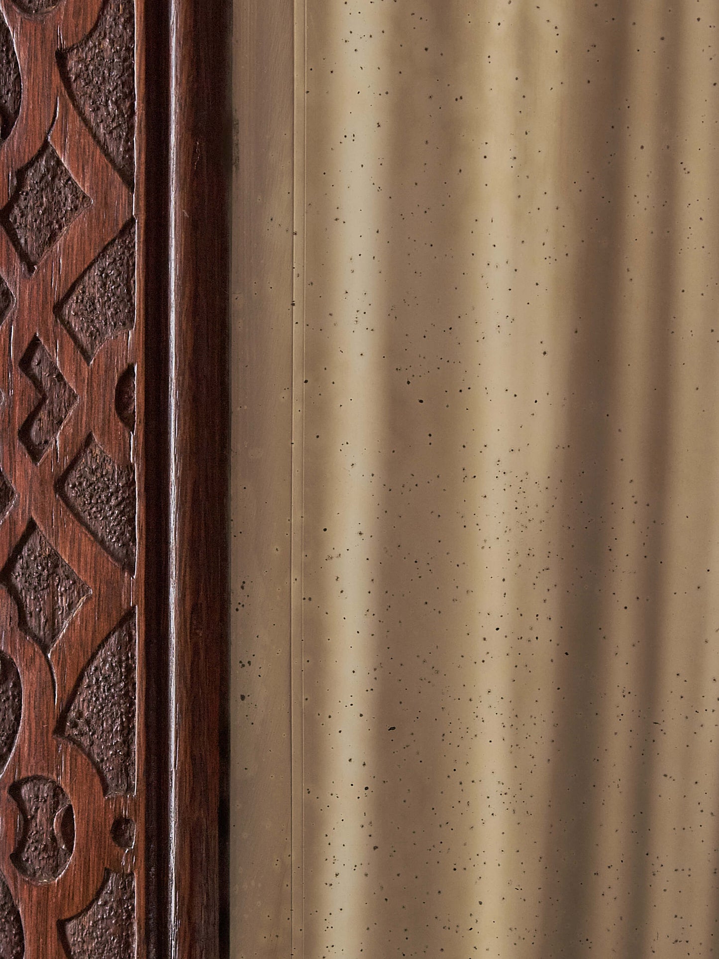 Pair of Edwardian carved mirrors