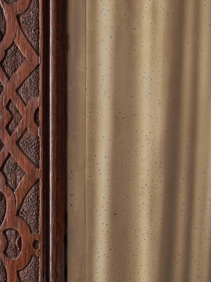 Pair of Edwardian carved mirrors