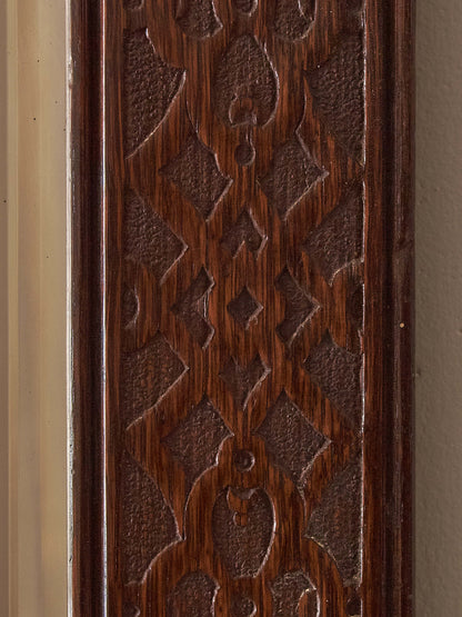 Pair of Edwardian carved mirrors