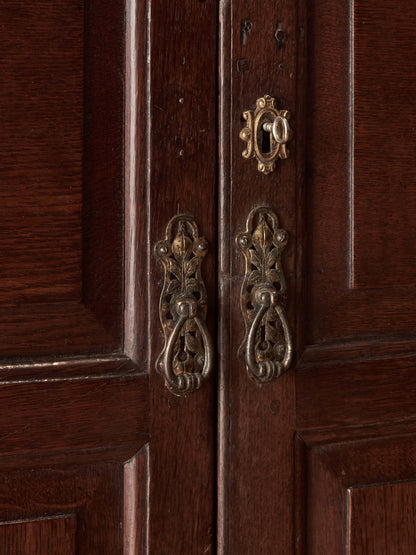 18th century oak larder cupboard