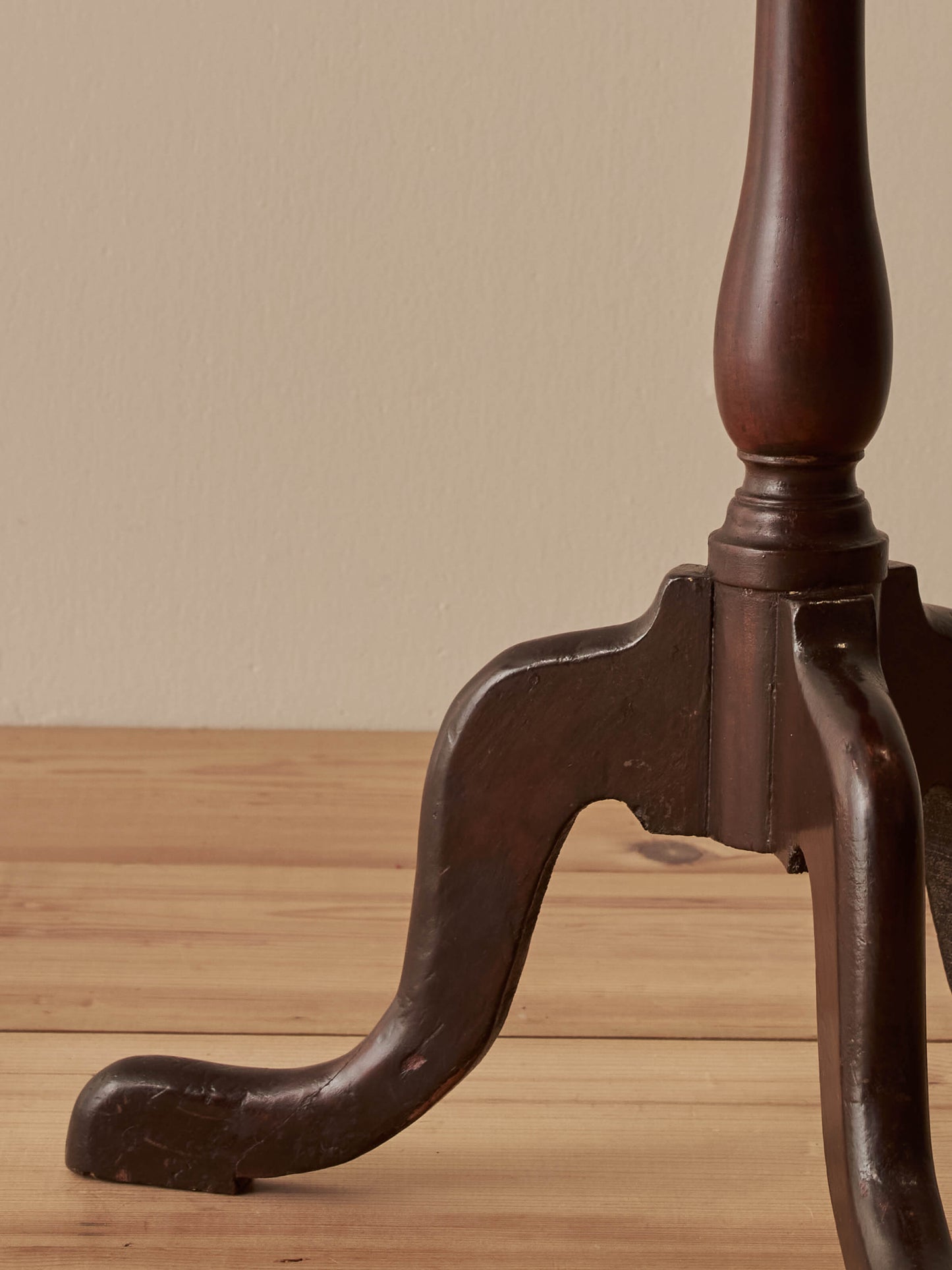 Vintage wine table on splayed legs
