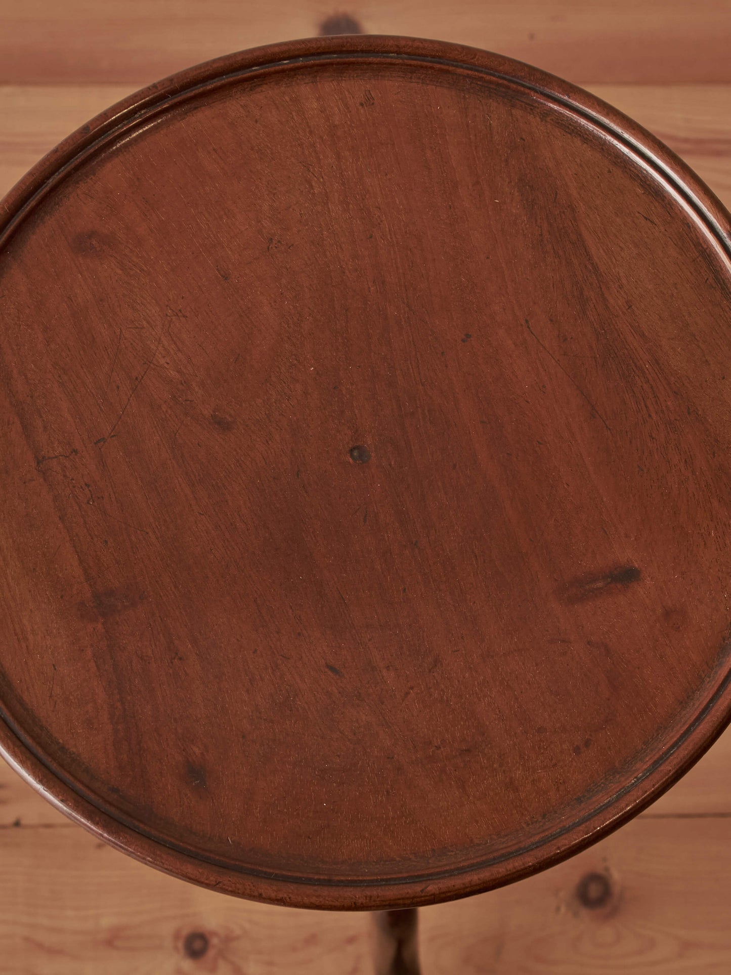 Vintage wine table on splayed legs