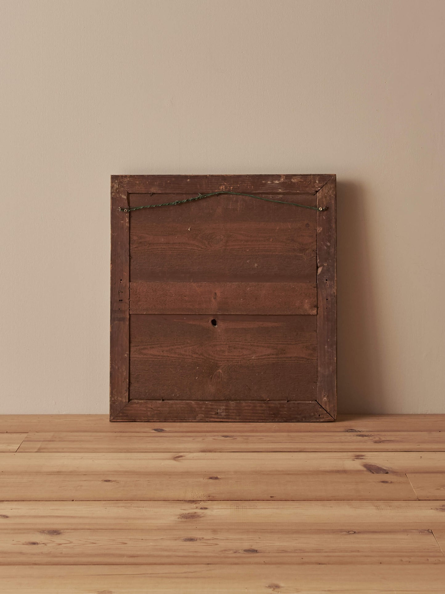 French antique gilt mirror with floral motifs