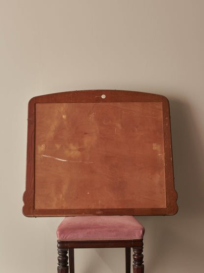 Art Deco bevelled over-mantel mirror