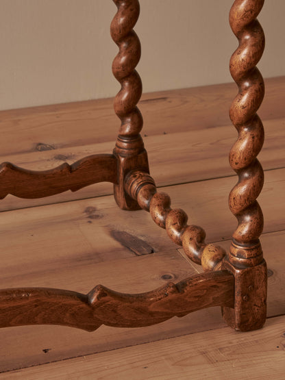 Antique Spanish walnut console table