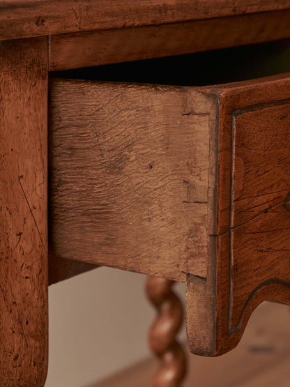 Antique Spanish walnut console table
