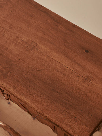 Antique Spanish walnut console table