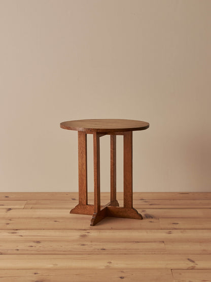 Arts and Crafts oak side table